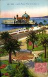 VINTAGE POSTCARD Nice Public garden Palate Of the Pier