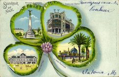 VINTAGE POSTCARD Nice Clover