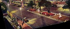 CPM Nice La Nuit La Promenade des Anglais