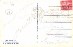 POSTAL MODERNA Niza la noche la caminata del inglés