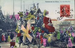 VINTAGE POSTCARD Nice Carnival of the Beautiful Miller