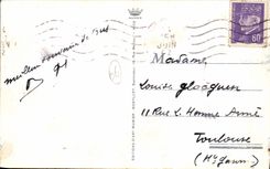 Opinión de la POSTAL de la VENDIMIA Niza incorporada del puerto