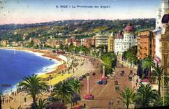 CPA Nice La Promenade Des Anglais