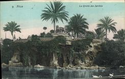 CPA Nice La Grotte Des Jardins