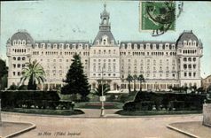 VINTAGE POSTCARD Nice Imperial Hotel