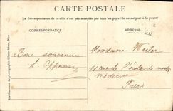 La POSTAL de la VENDIMIA Niza va al nicoise de Fleuriste de las flores