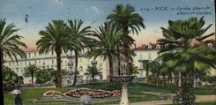 CPA Nice Jardin Albert 1er