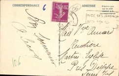 VINTAGE POSTCARD Nice the Garden Albert 1st and the Pier