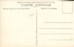 CPA Nice L'Entree du Port et le Mont Boron