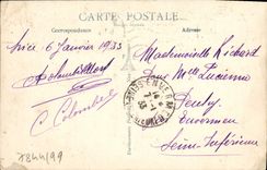 Retén del cuadro total de la POSTAL de la VENDIMIA Niza del castillo