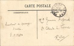 VINTAGE POSTCARD Nice the Dimension Of Azure the palate and the pier