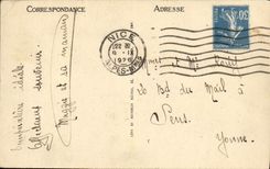 CPA Nice La Cascade Du Jardin Du Roi Albert 1er