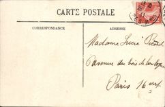 VINTAGE POSTCARD Nice Seen With the Public garden Towards the Casino