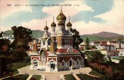 CPA Nice La Cathedrale Russe Russie russia