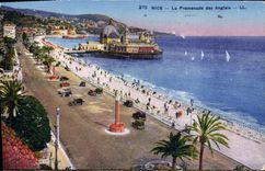 CPA Nice La Promenade Des Anglais