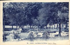 CPA Nice Les Ruines du Chateau