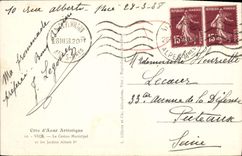 VINTAGE POSTCARD Nice the Municipal Casino and the Gardens Albert L er