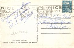 CPA Nice La Promenade des Anglais 