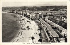CPA Nice Vue generale prise du Chateau