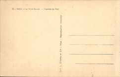 CPA Nice Le Mont Boron L'entree du Port 