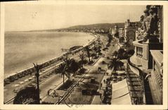 VINTAGE POSTCARD Overall picture Nice of the Walk of the English