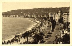 CPA Nice Les Hotels sur la Promenade des Anglais