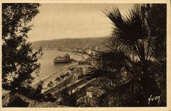 Opinión panorámica de la POSTAL de la VENDIMIA Niza