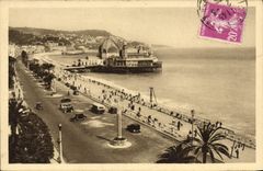 CPA Nice Promenade des Anglais et Casino de la Jetee