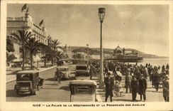 VINTAGE POSTCARD Nice the Palate of the Mediterranean and the Walk of the English