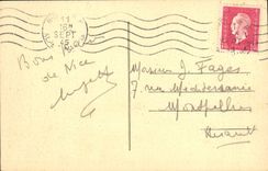 VINTAGE POSTCARD Nice the Palate of the Mediterranean and the Walk of the English