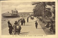 CPA Nice Promenade des Anglais et Jetee Promenade 