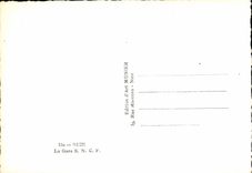 POSTAL MODERNA Niza estación de tren S. NR. c.f.