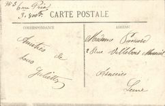 VINTAGE POSTCARD Carnival of Nice Twin wheel