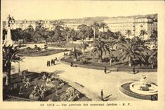 VINTAGE POSTCARD Nice View of the new Gardens