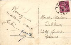 VINTAGE POSTCARD Nice the Walk of the English and Gardens