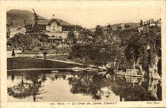 CPA Nice La Grotte du Jardin Albert 1er 