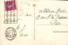 VINTAGE POSTCARD Nice Walk of the English and Boron Mount