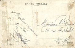 POSTAL de la VENDIMIA Niza vista de la subsistencia del castillo la tabla de Orentation