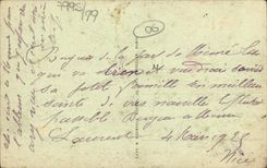 La POSTAL Carnaval de la VENDIMIA Niza de XLVII coloca Massena