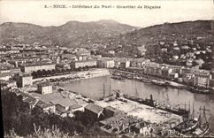 Niza interior de la POSTAL de la VENDIMIA del districto portuario de Riquier