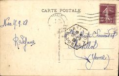 CPA Nice La Grotte Jardin Albert 1er 