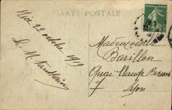 VINTAGE POSTCARD Nice Gardens Albert 1st and United we stand, divided we fall