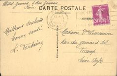 VINTAGE POSTCARD Nice the Massena Public garden