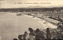 CPA Nice Vue prise du Chateau Baie des Anges 