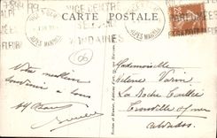 VINTAGE POSTCARD Nice Rulh Hotel and Promenade of the English