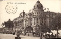 VINTAGE POSTCARD Nice the Negresco Hotel