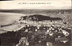 CPA Nice Vue prise du Mont Boron 