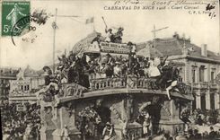 VINTAGE POSTCARD Carnival of Nice 1908 Short-circuit