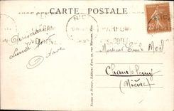 VINTAGE POSTCARD Nice the Garden Albert 1st Tram