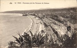 CPA Nice Panorama pris des Terrasses du Chateau